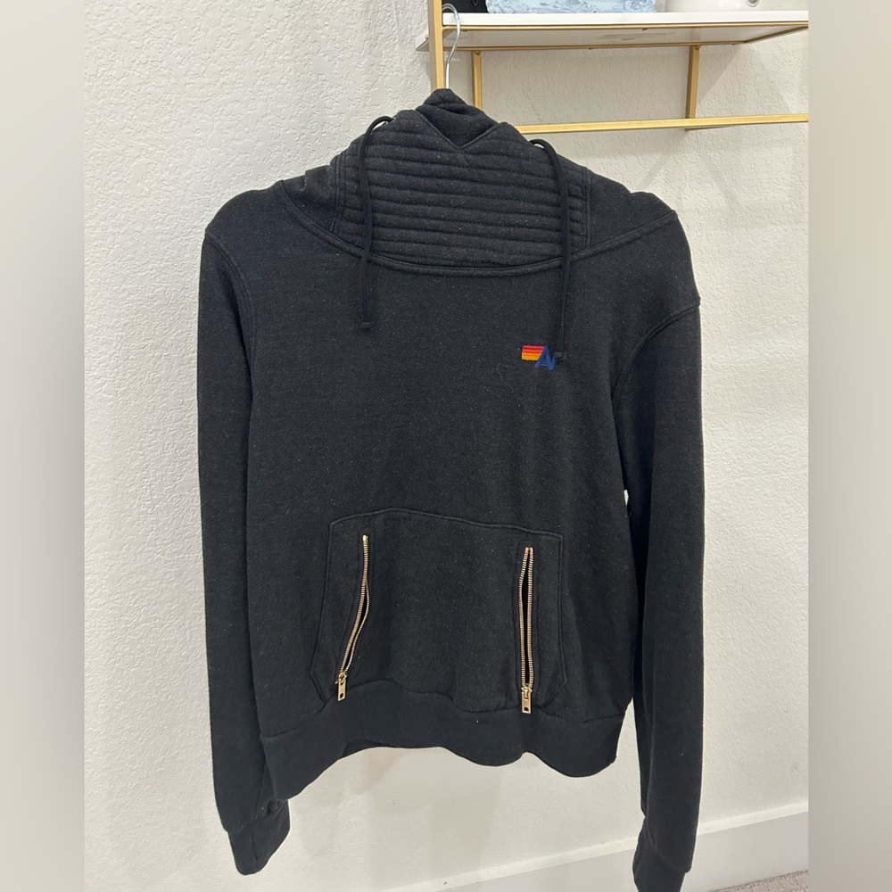 Aviator nation NINJA PULLOVER HOODIE - CHARCOAL